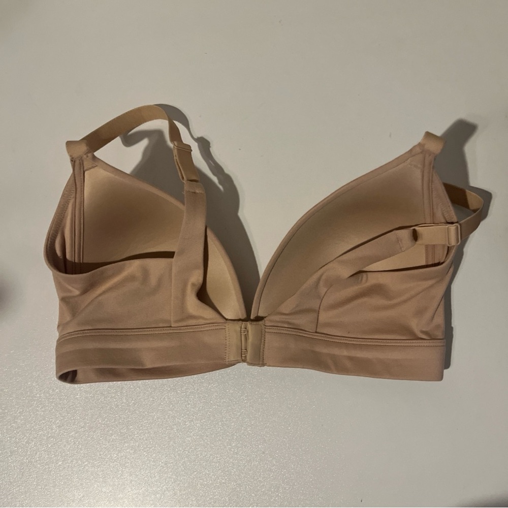 Auden Bra Bundle Black Tan Lightly Lined Wire Free 34D EUC 2 Pack - Picture 6 of 9